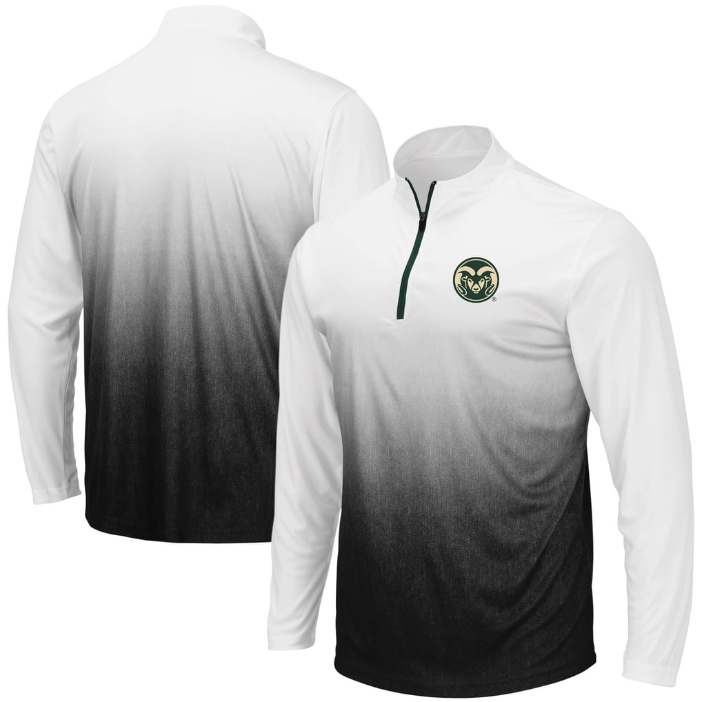 Colorado State Rams Colosseum Magic Team Logo Quarter-Zip Jacket - Gray