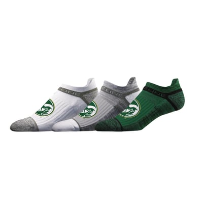 Colorado State Rams Strideline Unisex Premium 3-Pack Team Logo Ankle Socks Set