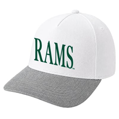 Colorado State Rams Under Armour Unisex Blitzing Accent Stretch Fit Hat - White
