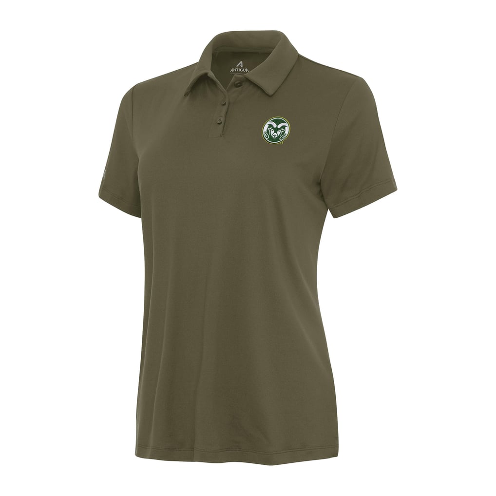 Colorado State Rams Antigua Women's Reprocess Polo - Olive