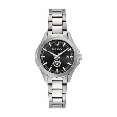 Colorado State Rams Bulova Women's Stainless Steel Classic Sport Watch - Black