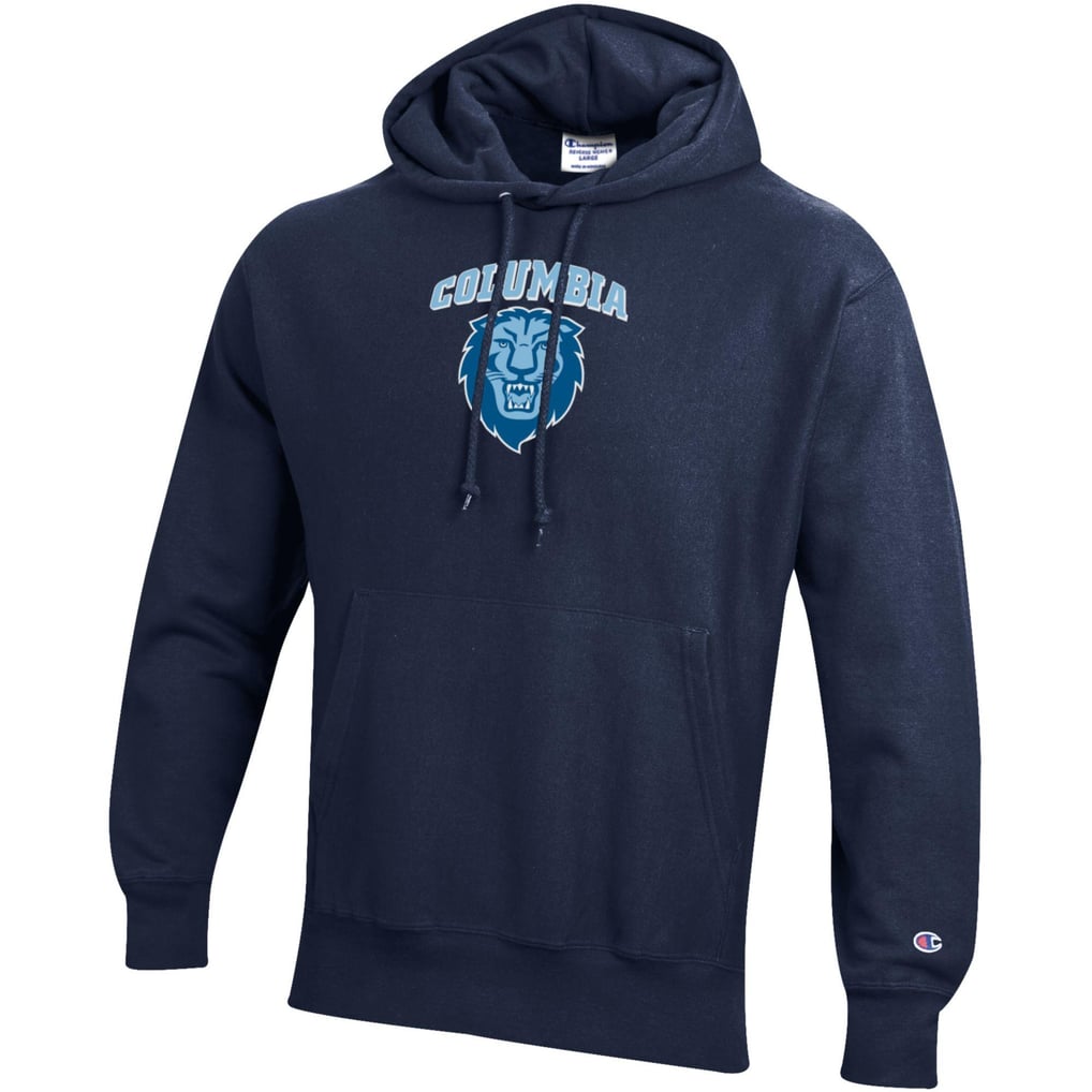 Columbia University Champion Reverse Weave Pullover Hoodie - Navy