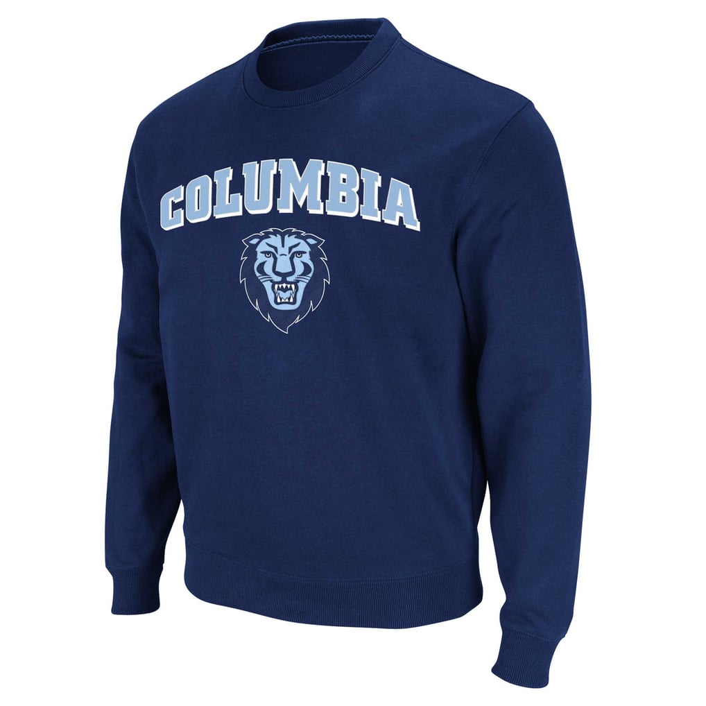 Columbia University Colosseum Arch & Logo Pullover Sweatshirt - Navy