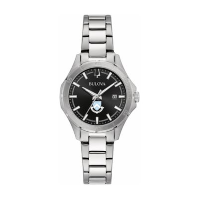 Columbia University Bulova Women's Stainless Steel Classic Sport Watch - Black