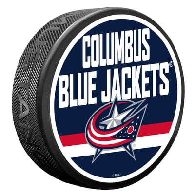 Columbus Blue Jackets Shout Hockey Puck