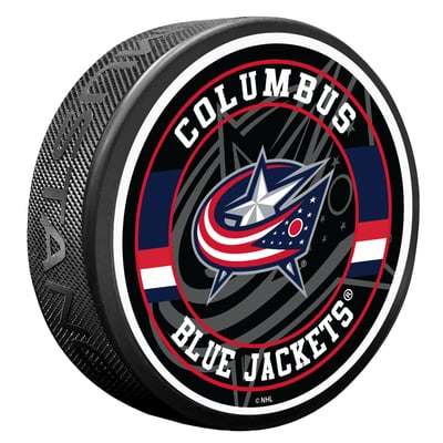 Columbus Blue Jackets Spotlight Hockey Puck