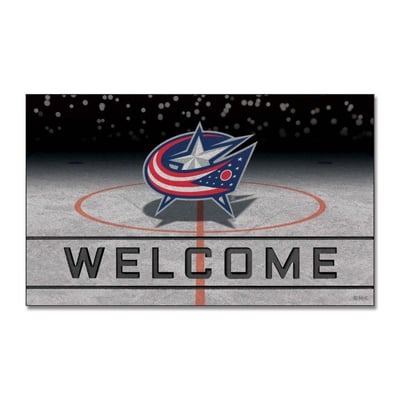 Columbus Blue Jackets Logo Brands 18" x 30" Crumb Rubber Door Mat