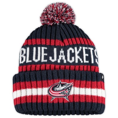 Columbus Blue Jackets '47 Bering Cuffed Knit Hat with Pom - Navy