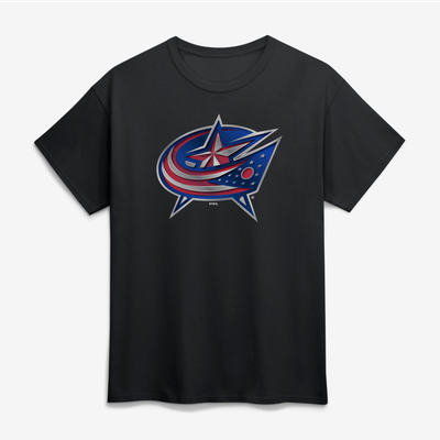Columbus Blue Jackets Big & Tall Forged Mascot T-Shirt - Black