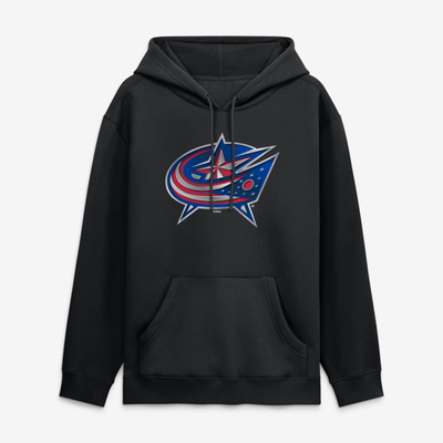 Columbus Blue Jackets Forged Mascot Hoodie - Black