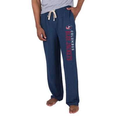 Columbus Blue Jackets Concepts Sport Mainstream Terry Tri-Blend Pants - Navy