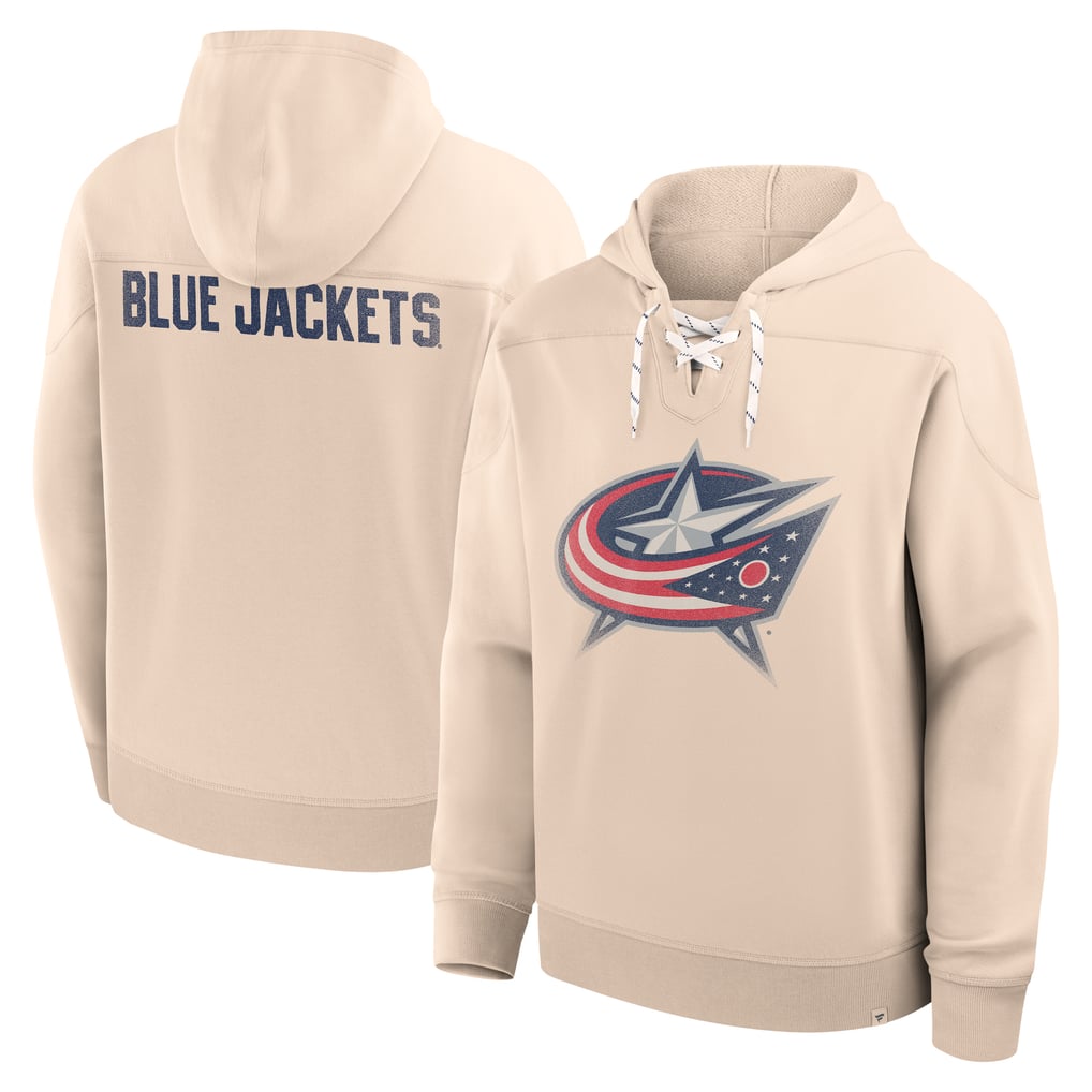 Columbus Blue Jackets Fanatics Vintage Hoodie — Cream
