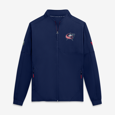 Columbus Blue Jackets Fanatics Authentic Pro Rink Fleece Full-Zip Jacket - Navy