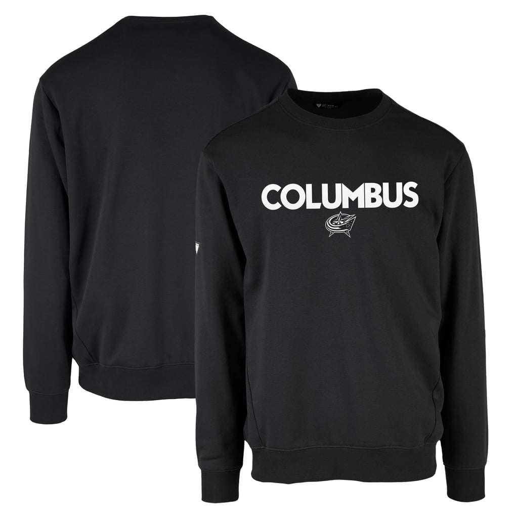 Columbus Blue Jackets Levelwear Zane City Capsule Pullover Sweatshirt - Black