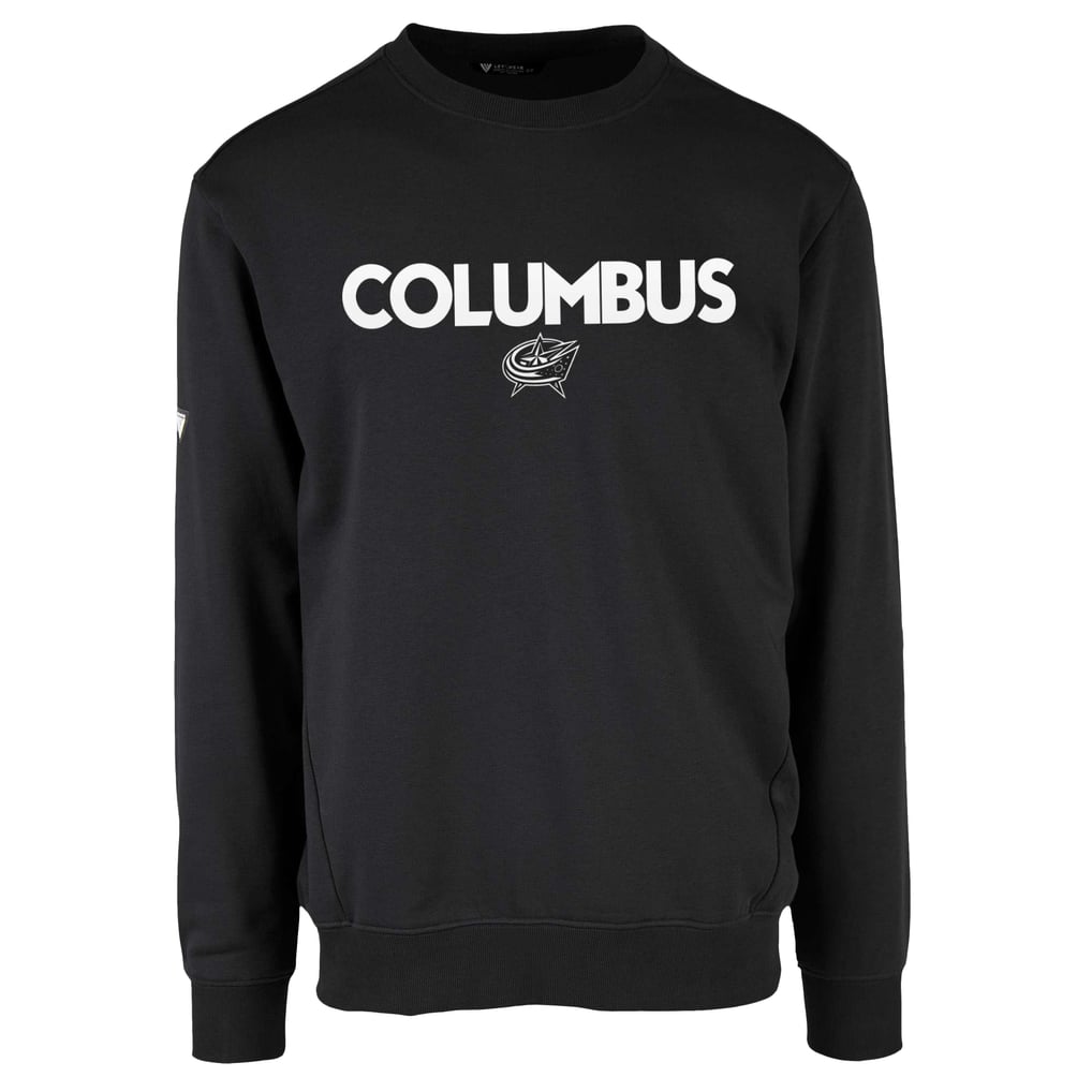 Columbus Blue Jackets Levelwear Zane City Capsule Pullover Sweatshirt - Black