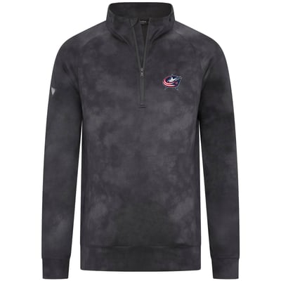  Columbus Blue Jackets Levelwear Atlas Quarter-Zip Pullover - Charcoal