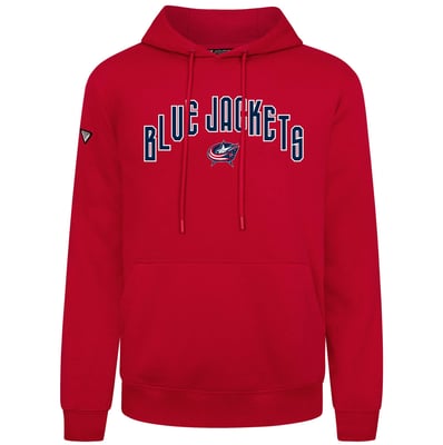  Columbus Blue Jackets Levelwear Podium Apex Hoodie - Red