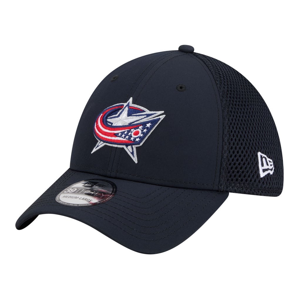  Columbus Blue Jackets New Era Logo 39THIRTY Flex Hat - Navy