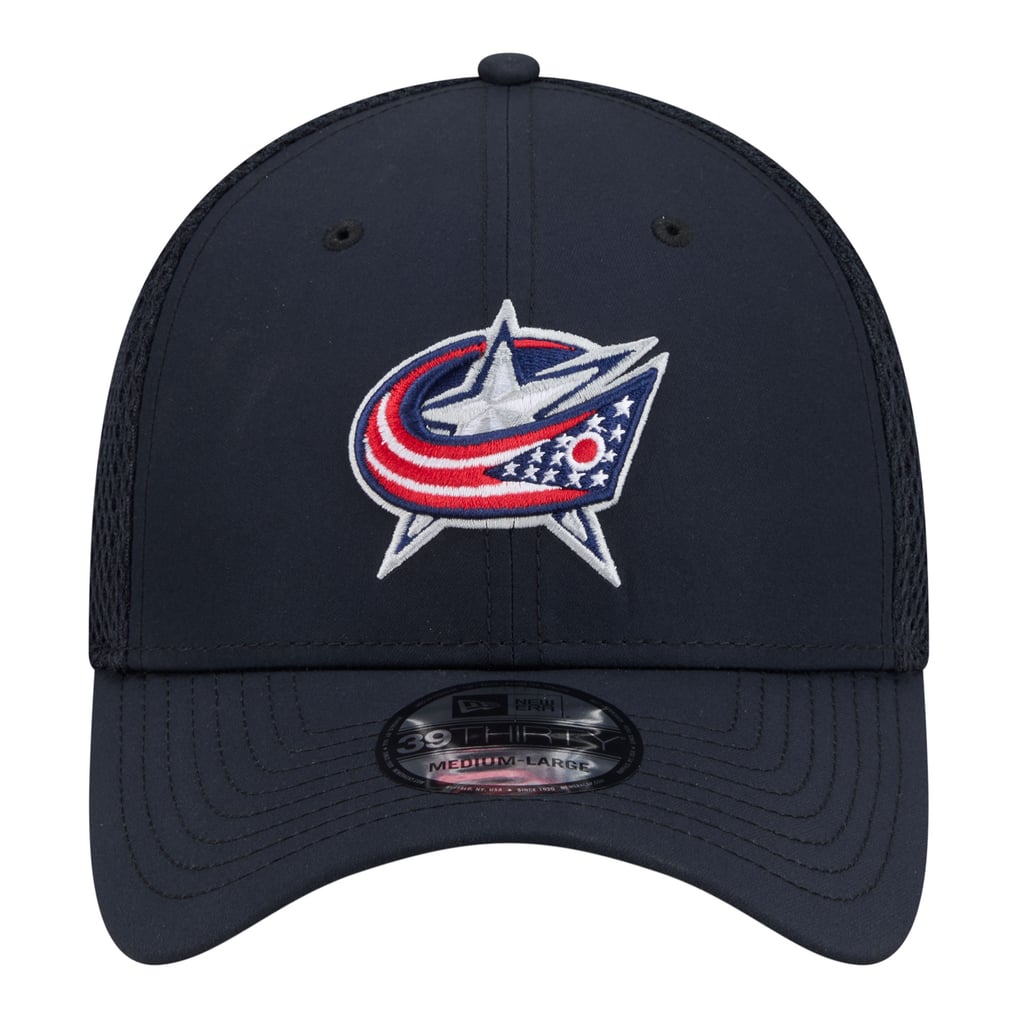  Columbus Blue Jackets New Era Logo 39THIRTY Flex Hat - Navy
