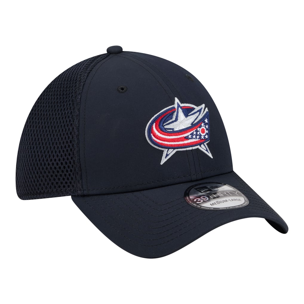  Columbus Blue Jackets New Era Logo 39THIRTY Flex Hat - Navy