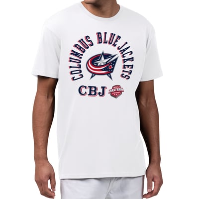 Columbus Blue Jackets Starter All-Around Fan T-Shirt - White