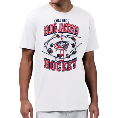 Columbus Blue Jackets Starter Tilly T-Shirt - White
