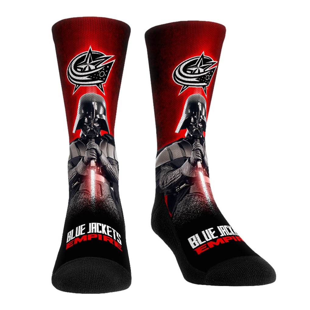 Darth Vader & Stormtrooper Columbus Blue Jackets Rock Em Socks Star Wars Three-Pack Crew Socks Set