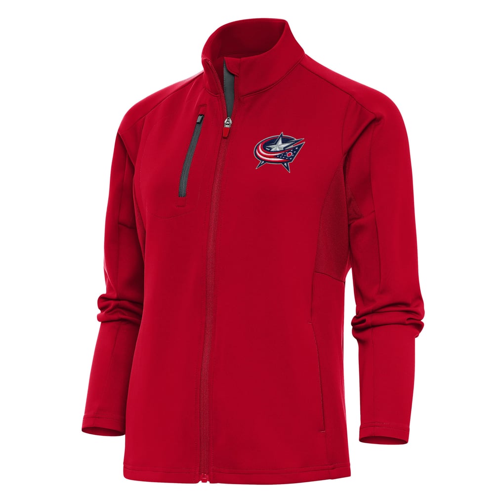 Columbus Blue Jackets Antigua Women's Team Logo Generation Full-Zip Jacket - Red