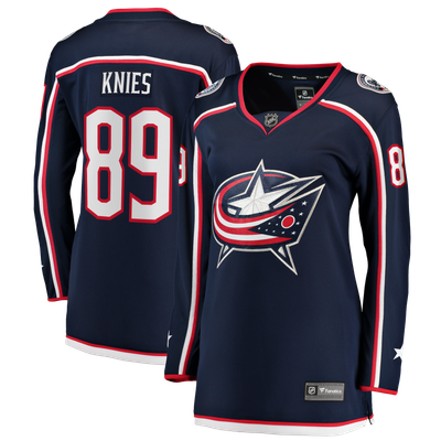 Matthew Knies Columbus Blue Jackets Fanatics Women's Home Breakaway Jersey - Navy