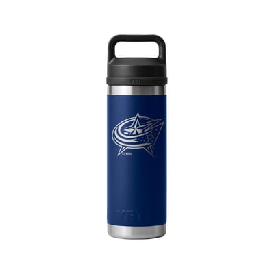  Columbus Blue Jackets YETI 18oz. Rambler Chug Water Bottle