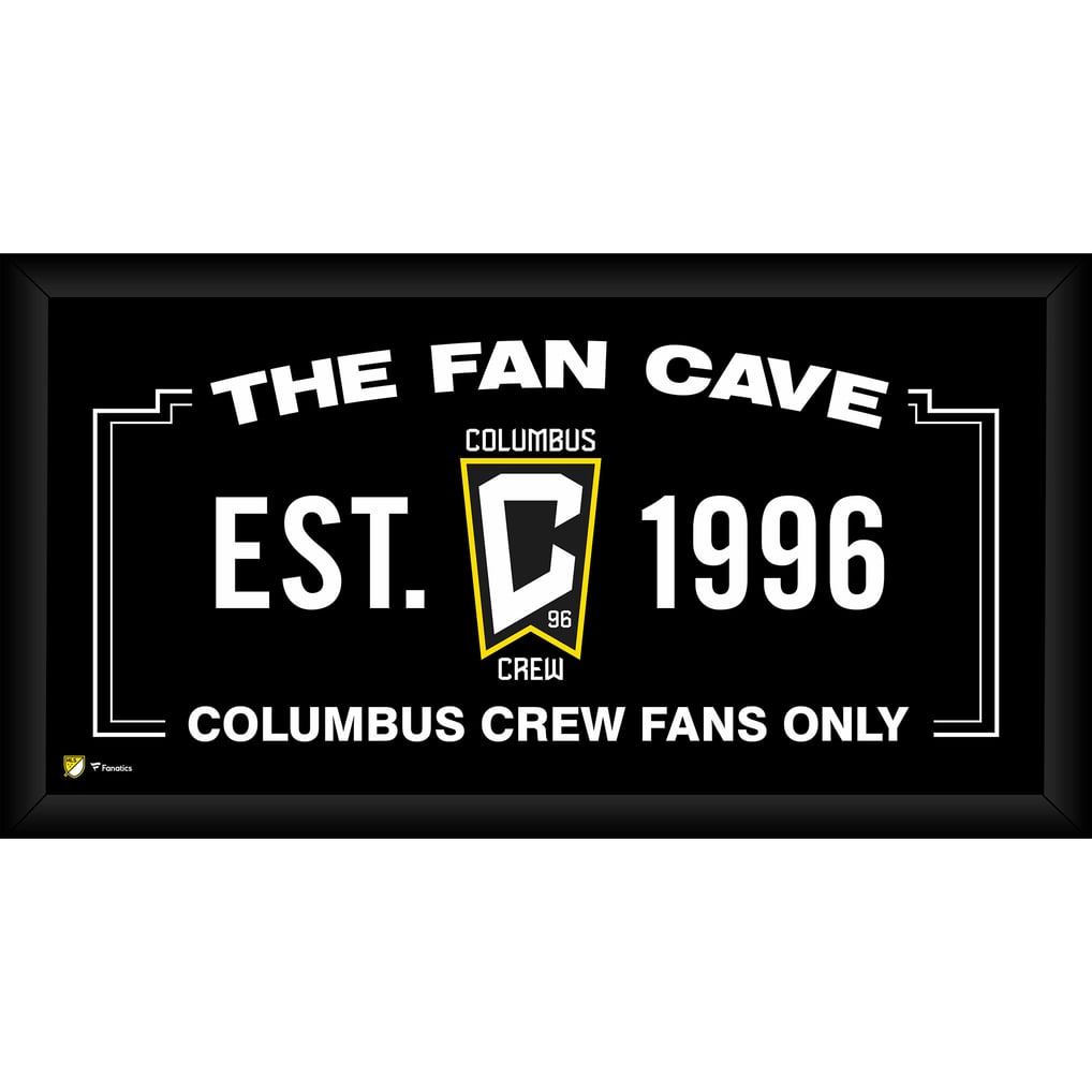 Columbus Crew Fanatics Authentic Framed 10" x 20" Fan Cave Collage