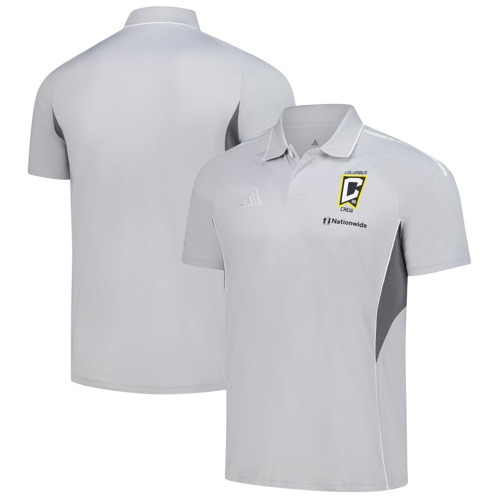 Columbus Crew adidas 2025 Training Polo - Silver