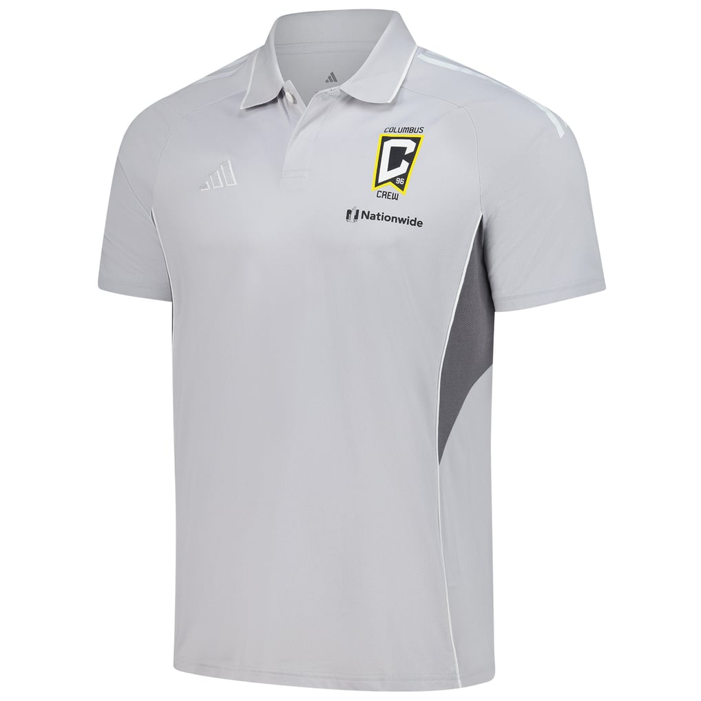 Columbus Crew adidas 2025 Training Polo - Silver