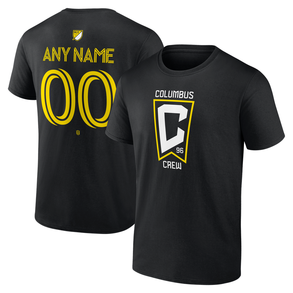 Columbus Crew Big & Tall Team Authentic Custom T-Shirt - Black