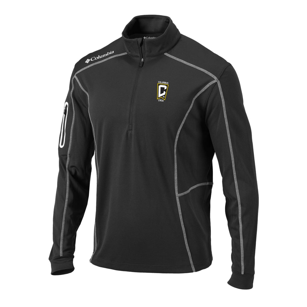 Columbus Crew Columbia Omni-Wick Shotgun Quarter-Zip Pullover - Anthracite