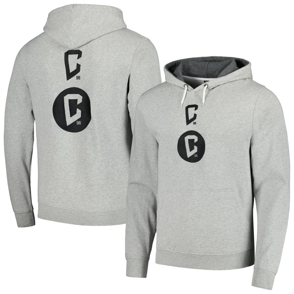 Columbus Crew Stacked Pullover Hoodie - Heather Gray