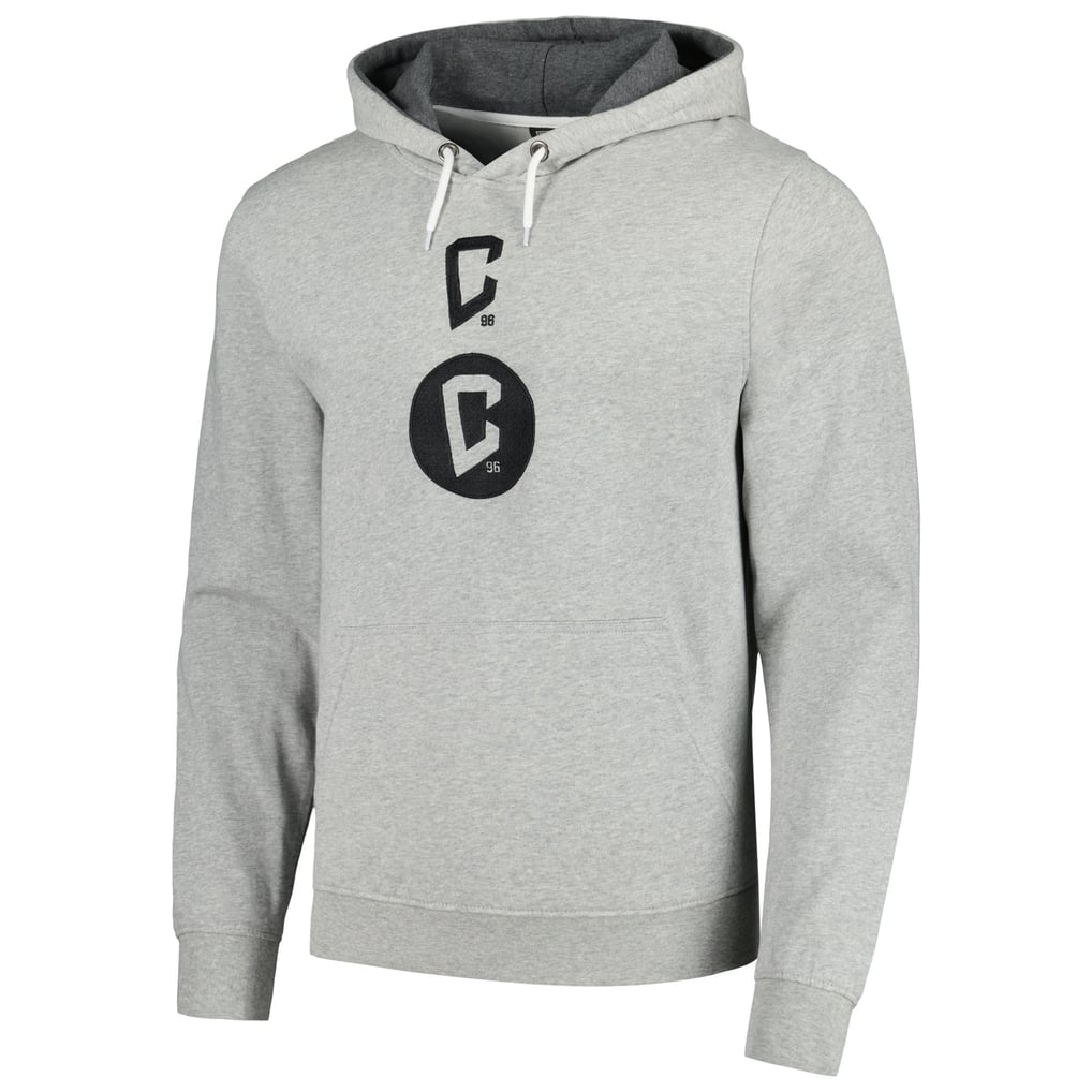Columbus Crew Stacked Pullover Hoodie - Heather Gray