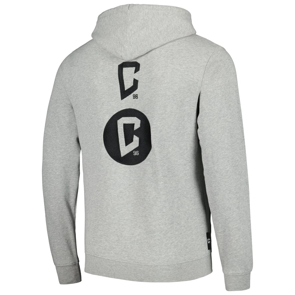 Columbus Crew Stacked Pullover Hoodie - Heather Gray
