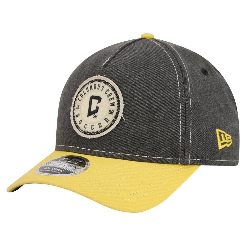  Columbus Crew New Era Jersey Hook 9FORTY Adjustable Hat - Black