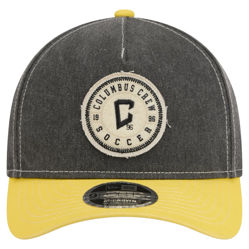  Columbus Crew New Era Jersey Hook 9FORTY Adjustable Hat - Black
