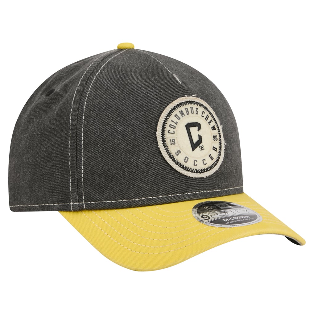  Columbus Crew New Era Jersey Hook 9FORTY Adjustable Hat - Black