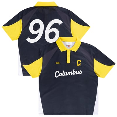 Columbus Crew Live Breathe Futbol Unisex Scrum Mesh Polo - Black