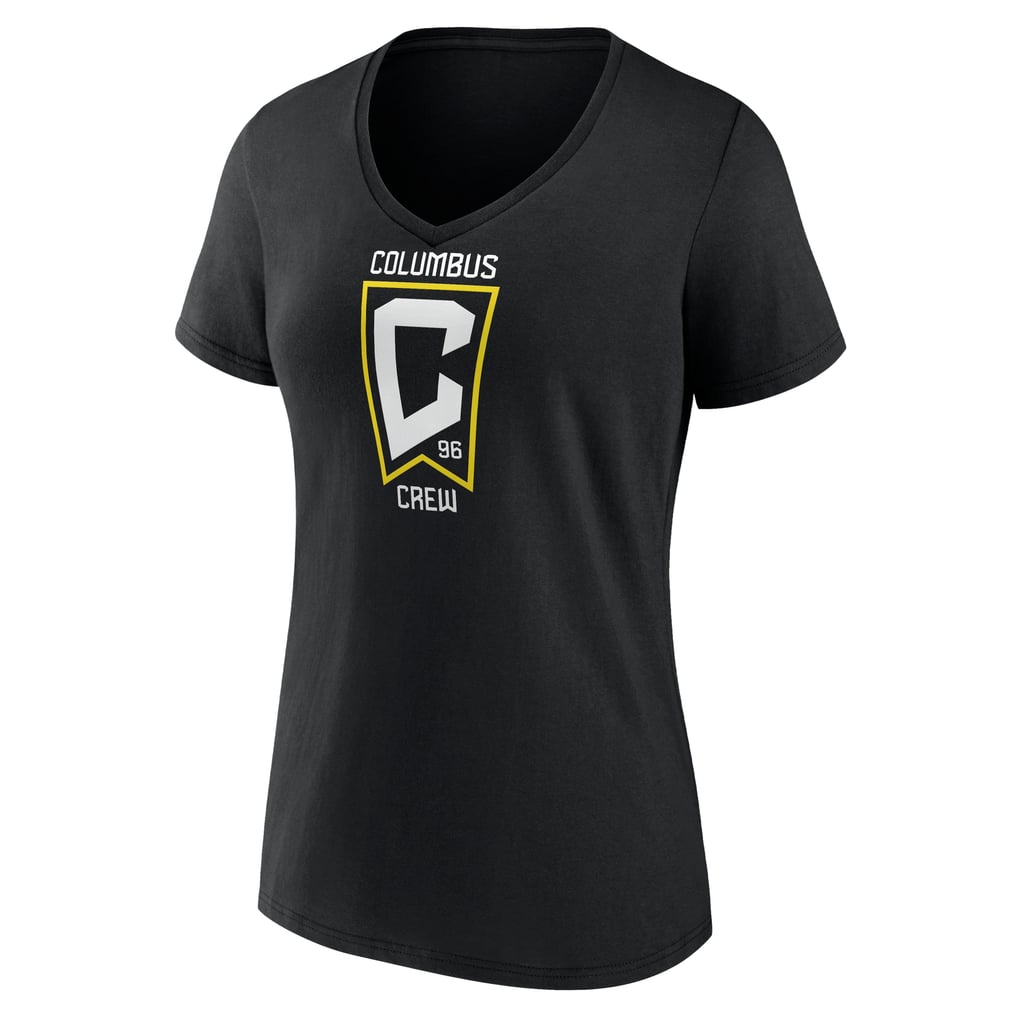 Columbus Crew Women's Custom Team Authentic V-Neck T-Shirt - Black