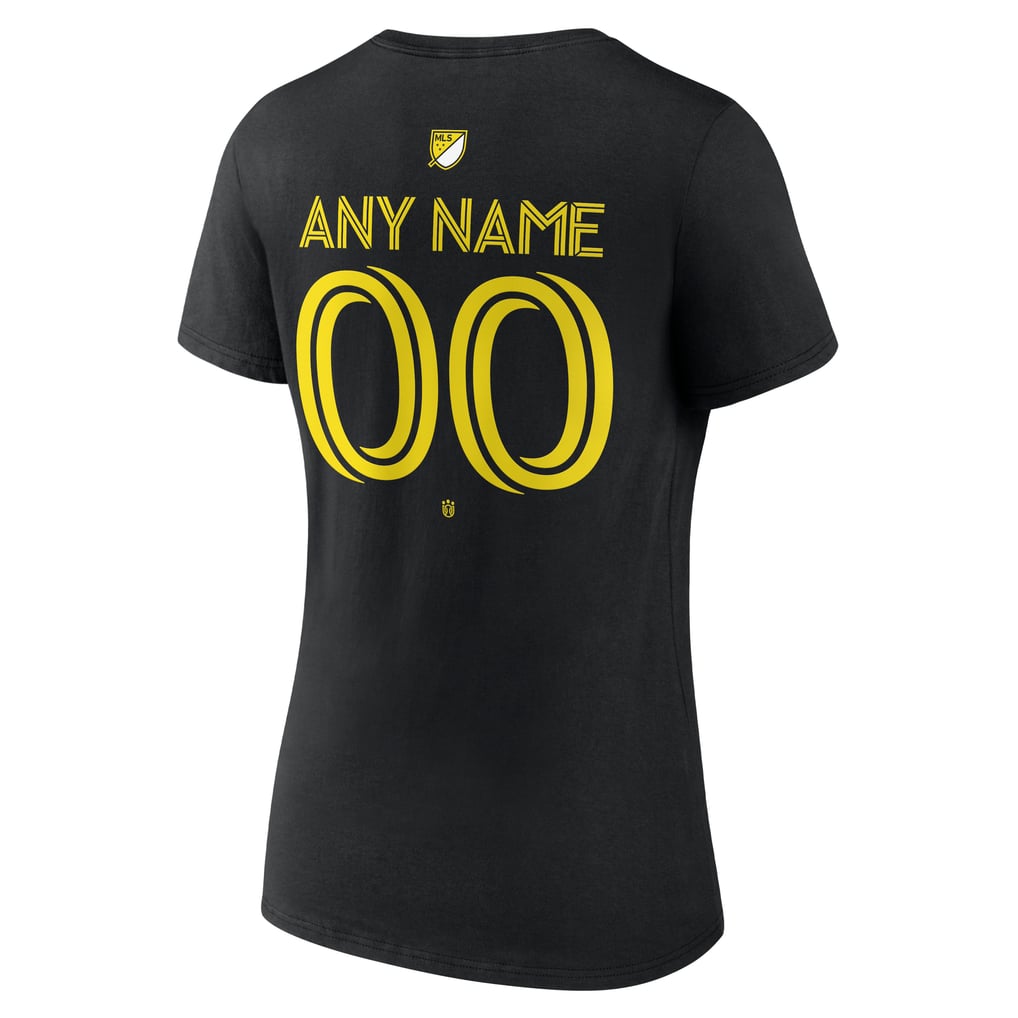 Columbus Crew Women's Custom Team Authentic V-Neck T-Shirt - Black
