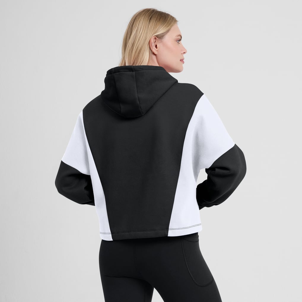 Columbus Crew Fanatics Women's Oversized Legacy Goalkeeper Pullover Hoodie - Black