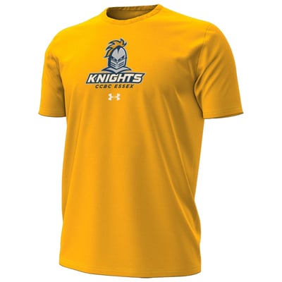  Community College of Baltimore County - Essex Under Armour Primary Performance T-Shirt - Yellow
