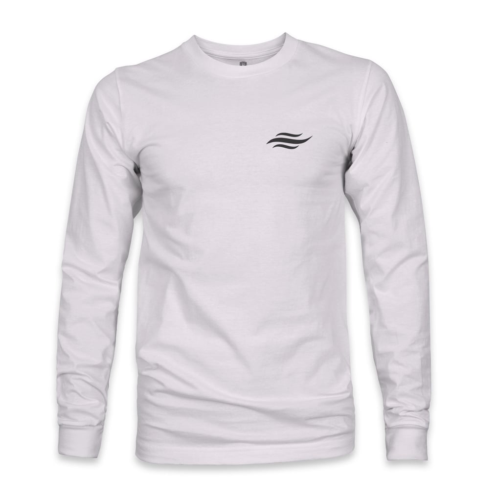  Como 1907 1863FC  Team Arch Long Sleeve T-Shirt - Silver