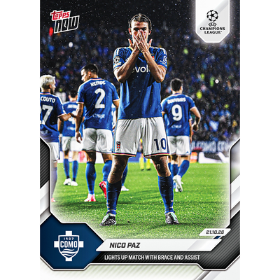 Nico Paz - 2026-27 UCL Topps NOW® - Card 41