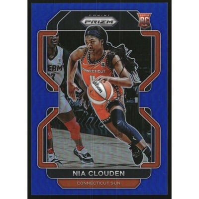 2022 Panini Prizm WNBA Prizms Blue #192 Nia Clouden