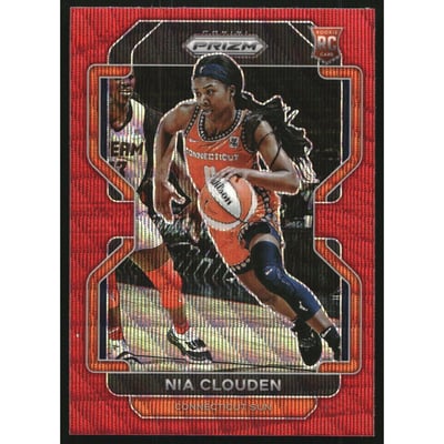 2022 Panini Prizm WNBA Prizms Ruby Wave #192 Nia Clouden